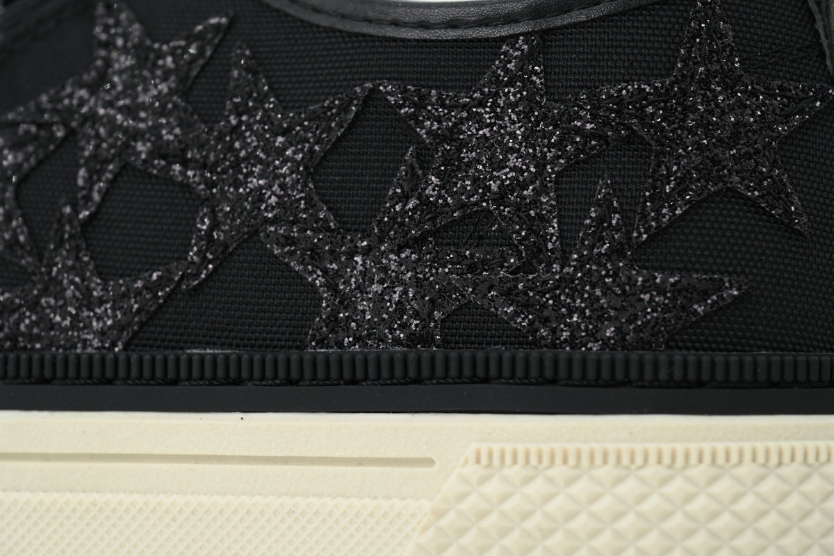 AMIRI Stars Court Diamond Black Glitter