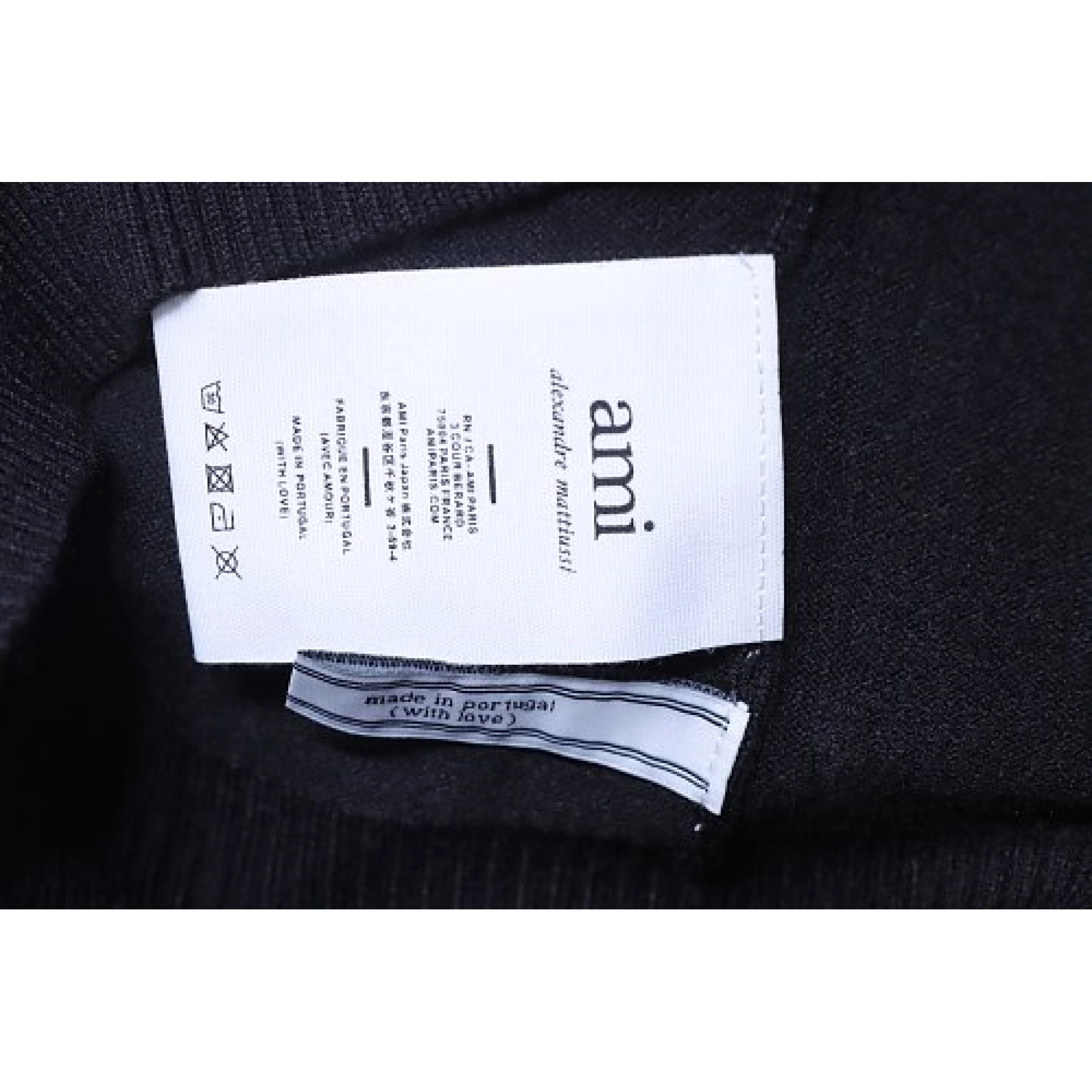 Ami V-neck cardigan Black