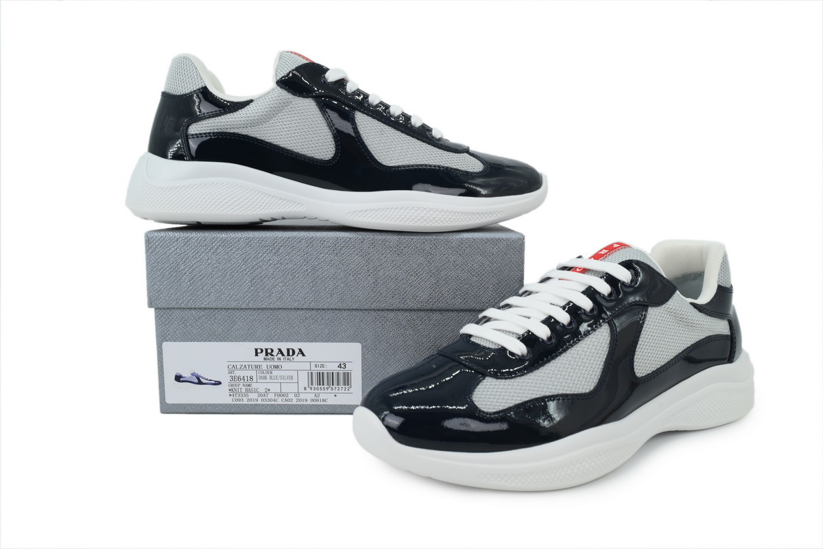 Prada America's Cup Sneakers Dark Blue