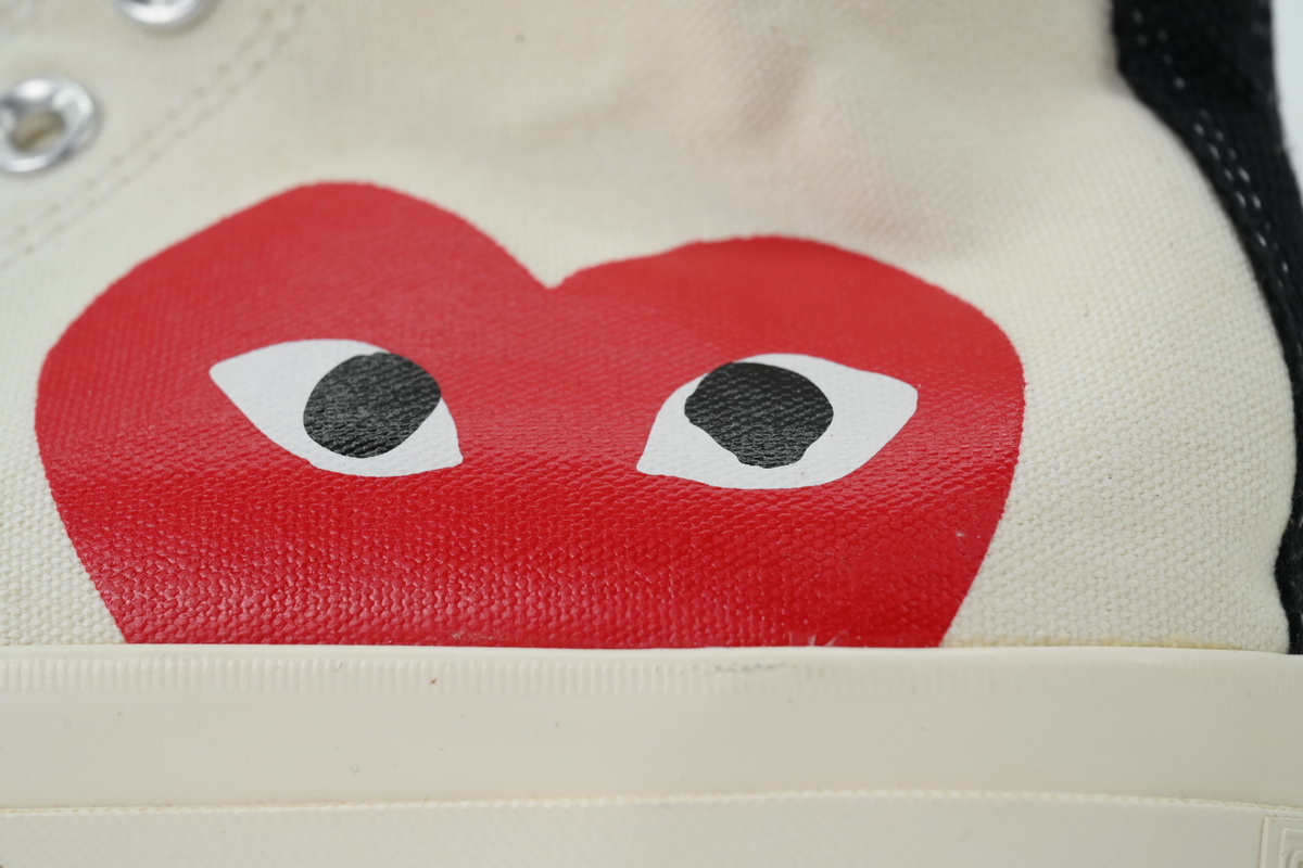 Comme des Garçons Play x Converse Chuck 70 High Milk 150205C