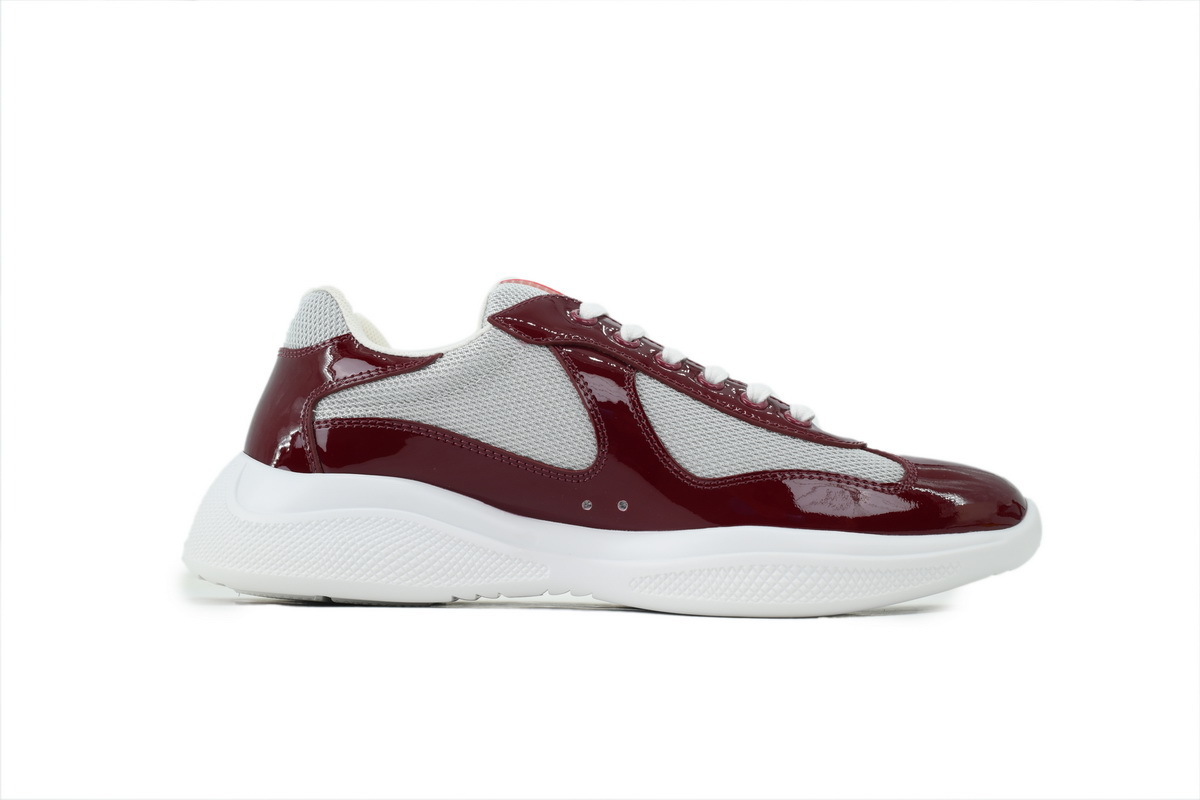 Prada America's Cup Sneakers Wine Red