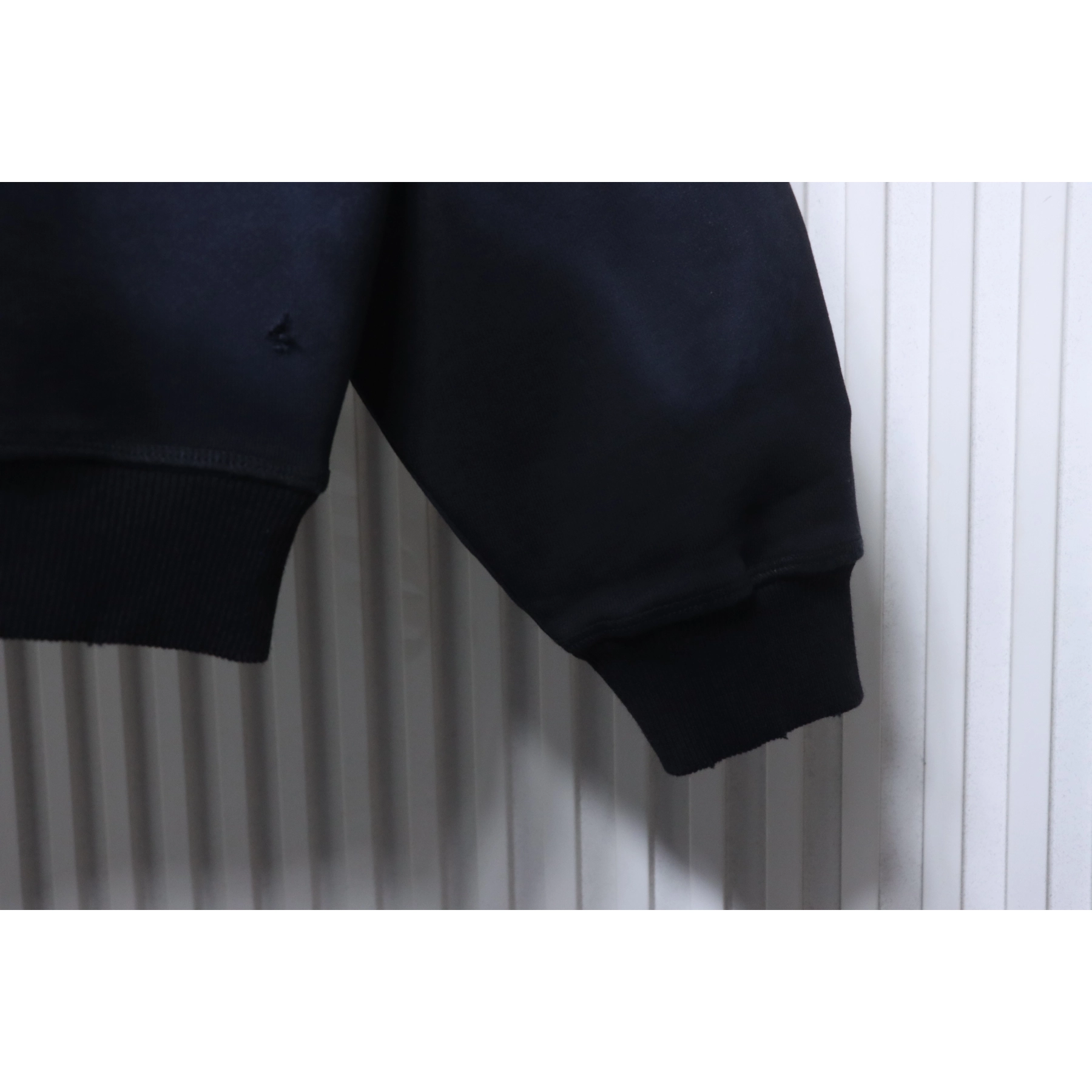 Acne Studios Distressed Hoodie Black