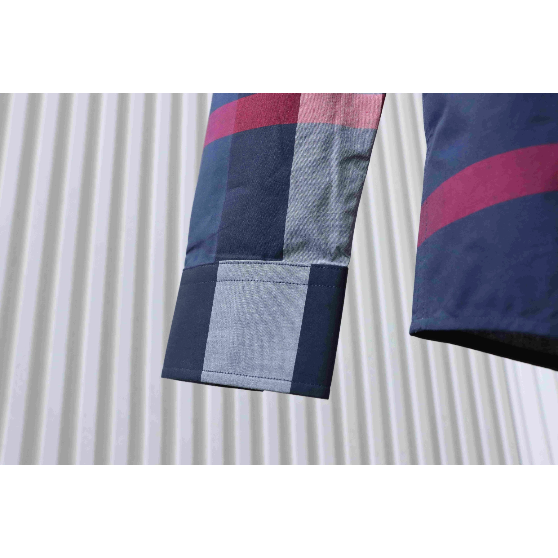 Burberry Classic Check Cotton Shirt Blue