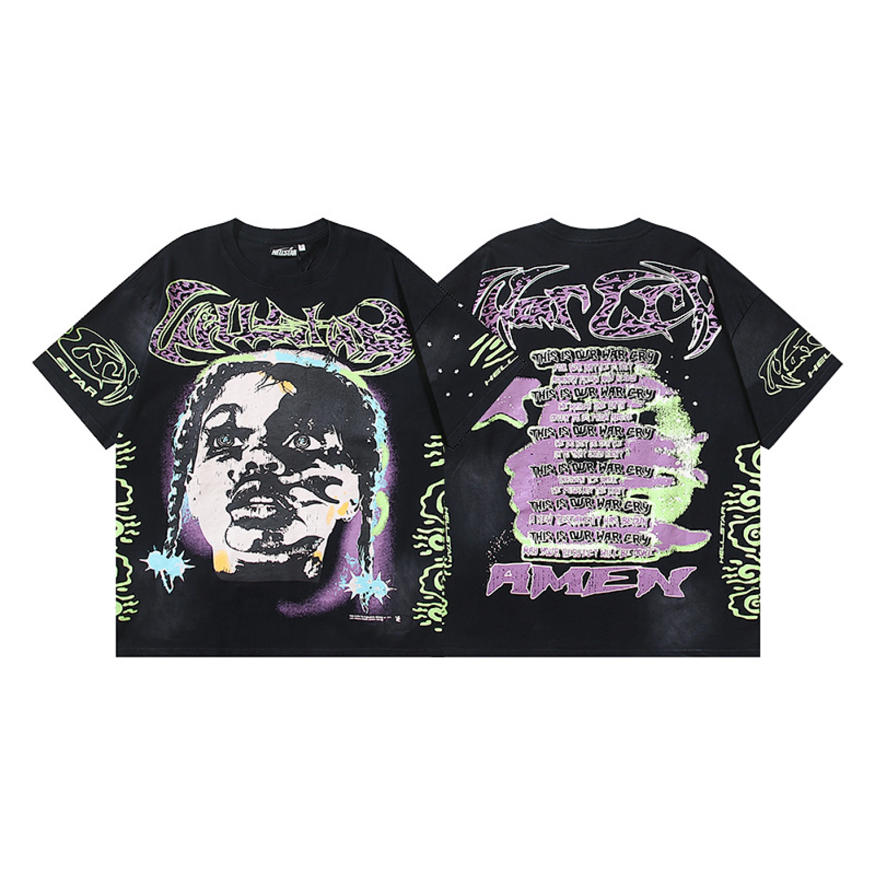 Hellstar Amen T-Shirt Black