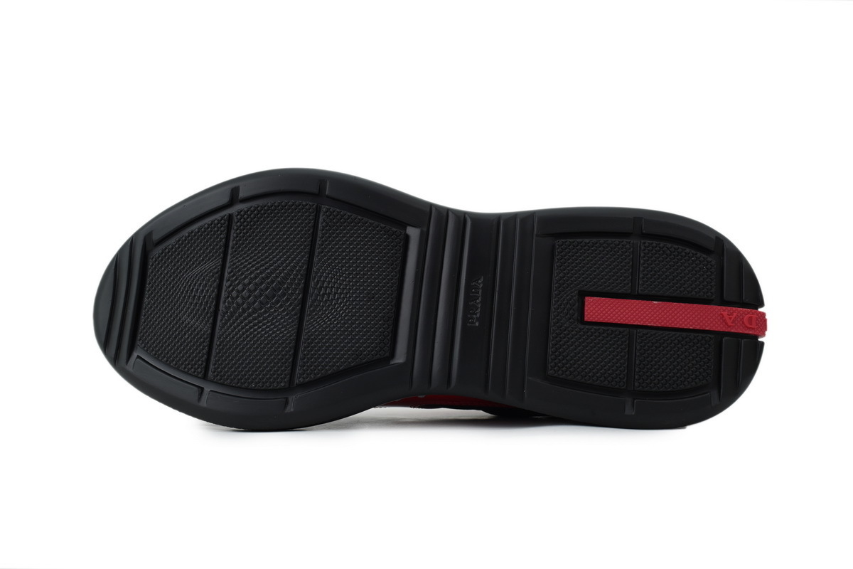Prada America's Cup sneakers Black Red