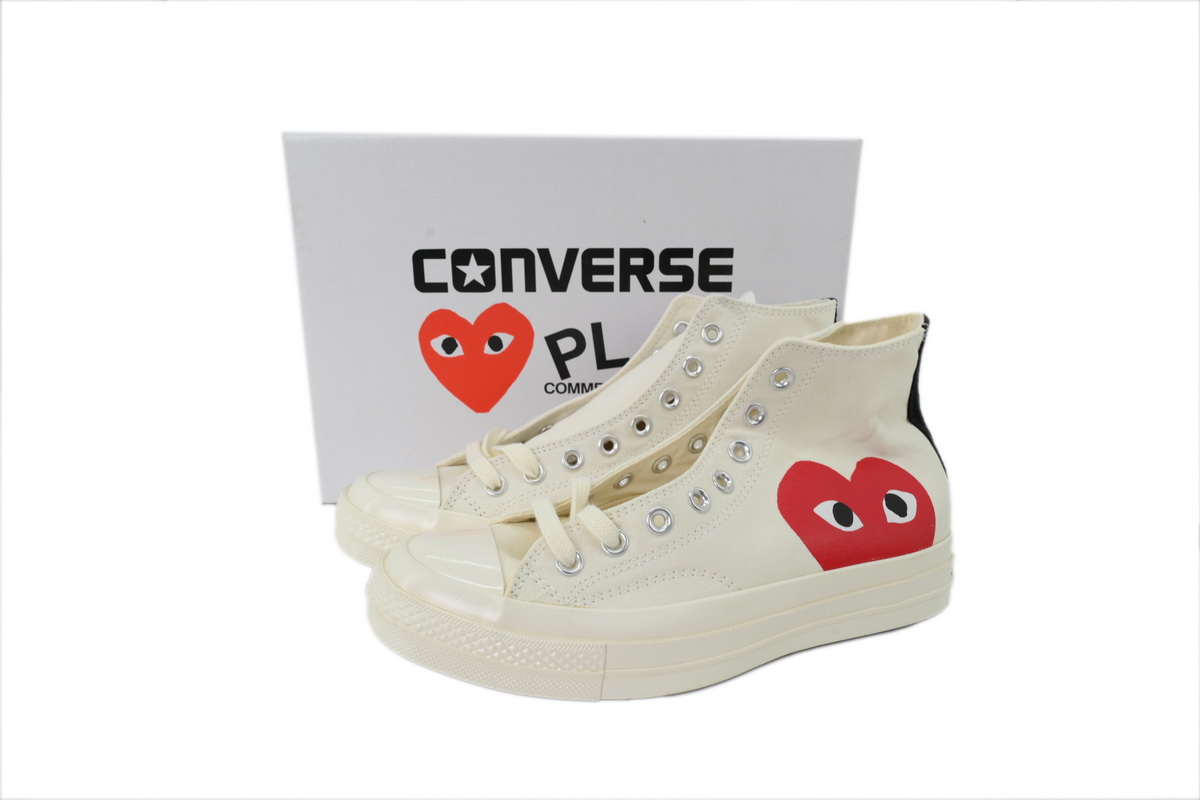 Comme des Garçons Play x Converse Chuck 70 High Milk 150205C