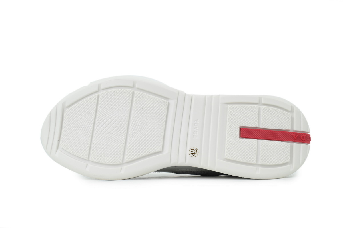 Prada America's Cup Sneakers White Gray