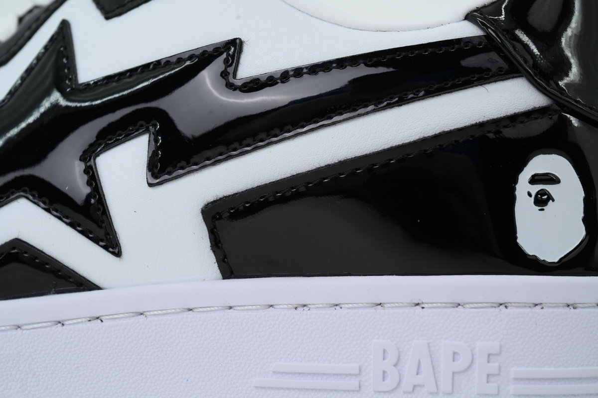 A BATHING APE BAPE Black White 1L80-191-305