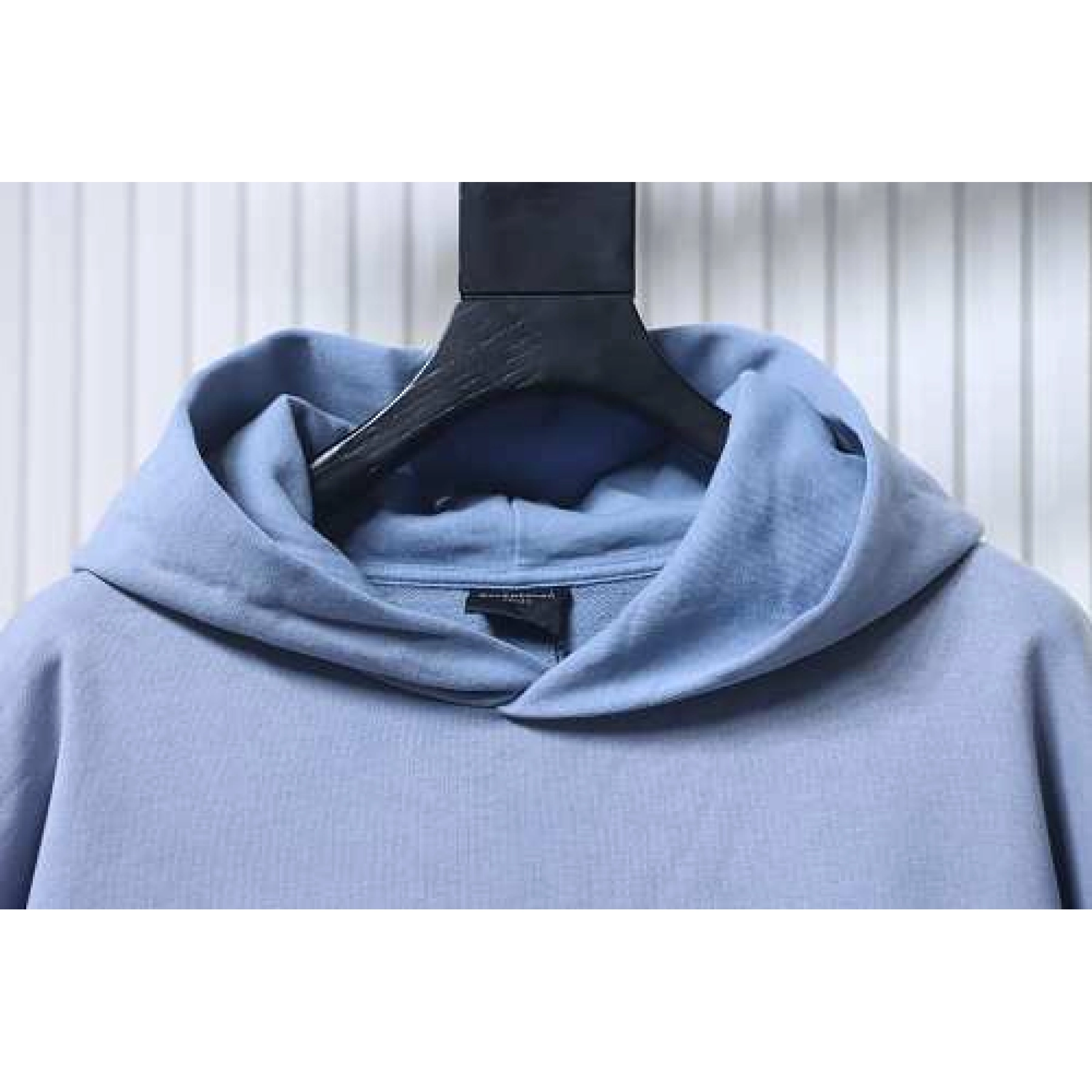 Balenciaga Political Campaign Medium Fit Hoodie Blue