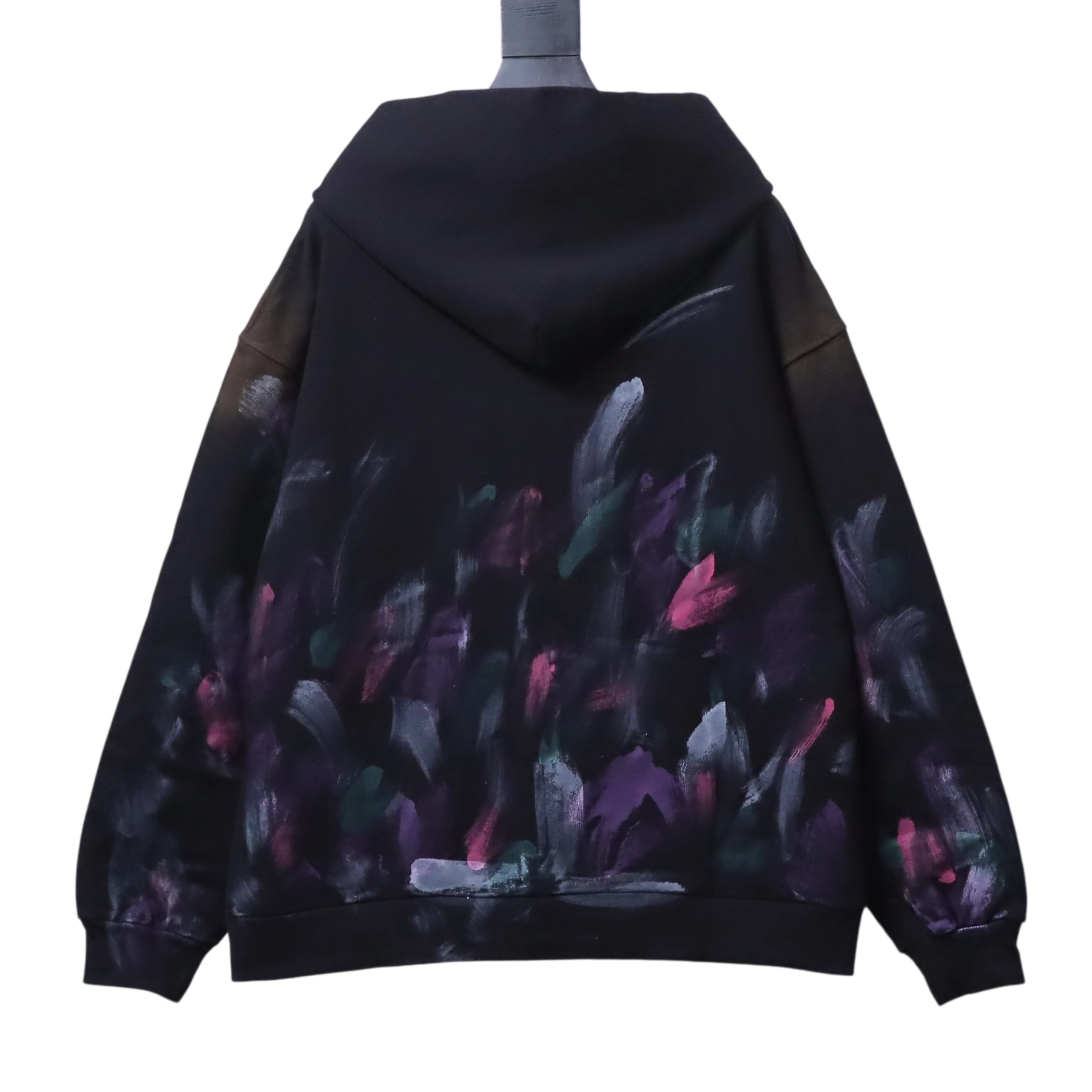 WE11DONE Graffiti-Print Zip-Up Hoodie