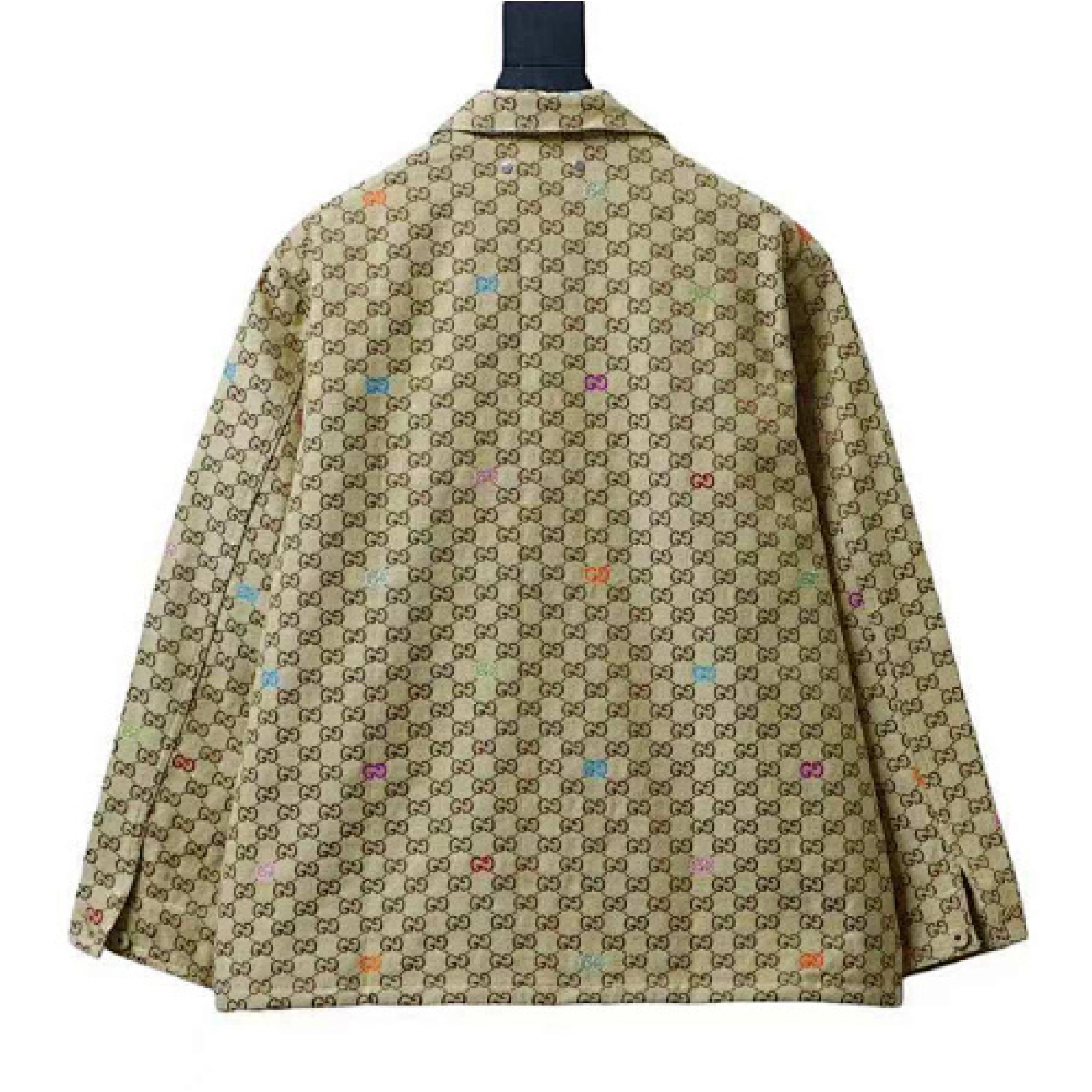 Gucci Rainbow Gingham Zip-Up Jacket