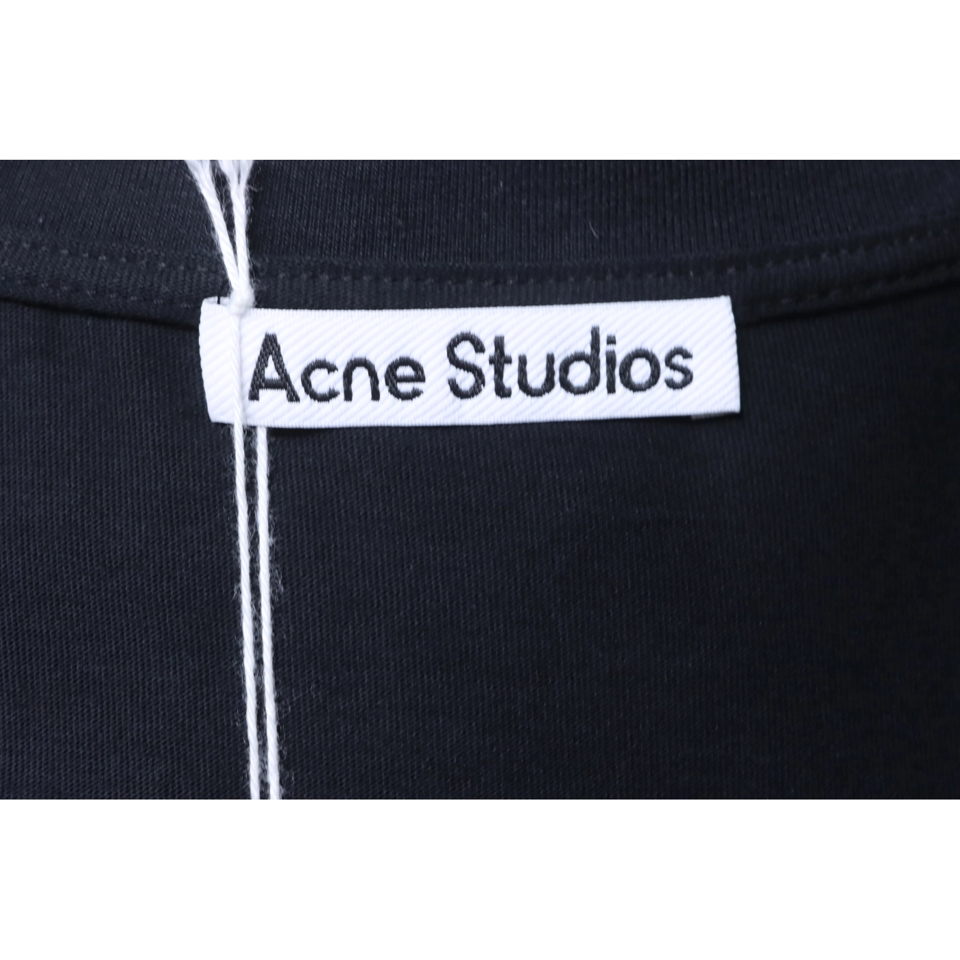 Acne Studios Circular Logo Long-Sleeve Top Black