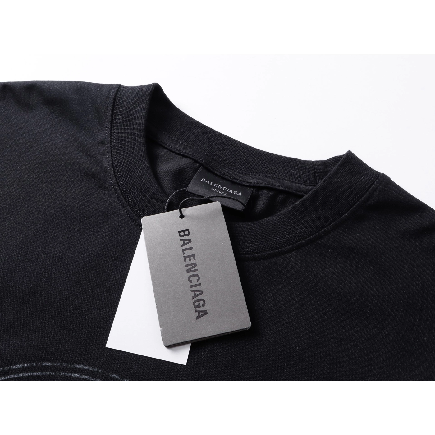 Balenciaga Retro Badge Icon Print T-Shirt Black/Gray