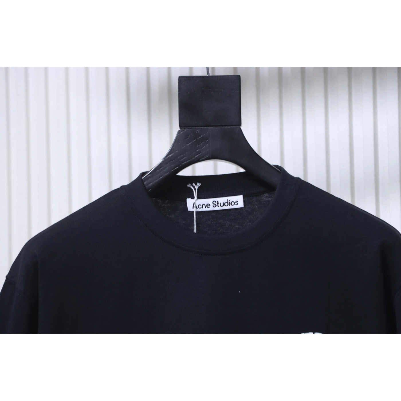 Acne Studios Circular Logo Long-Sleeve Top Black