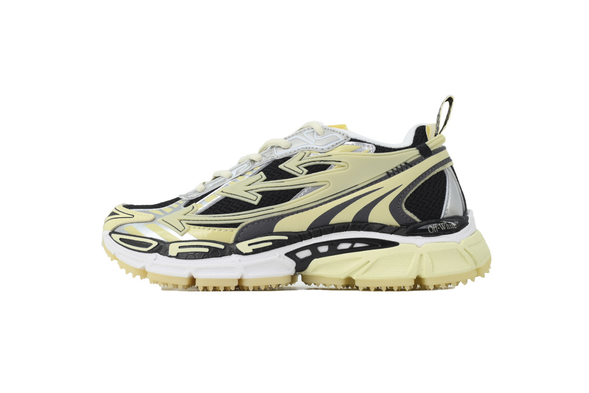 Off-White Be Right Back Yellow Black OWIA295S 26FAB003 1087