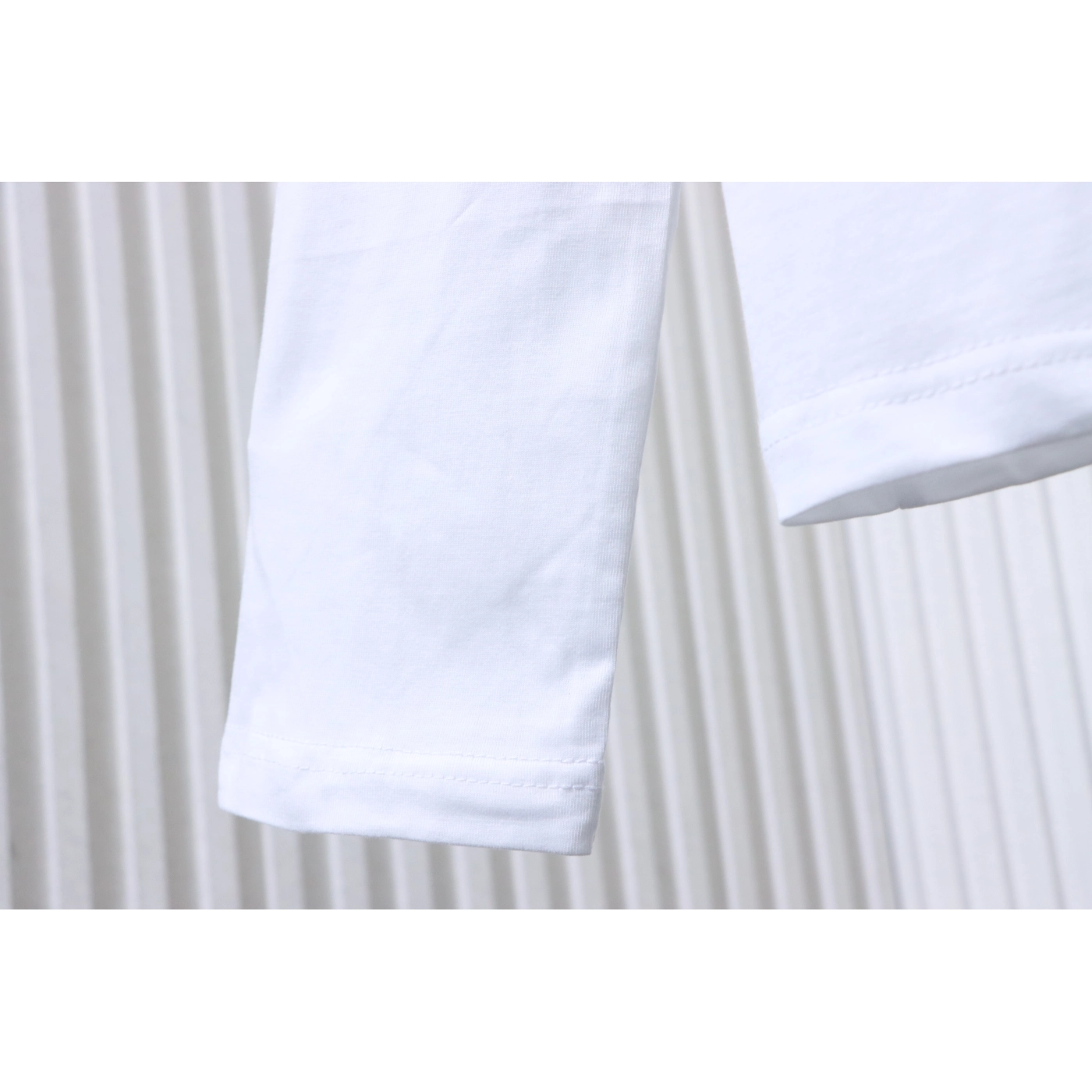 Acne Studios Circular Logo Long-Sleeve Top White