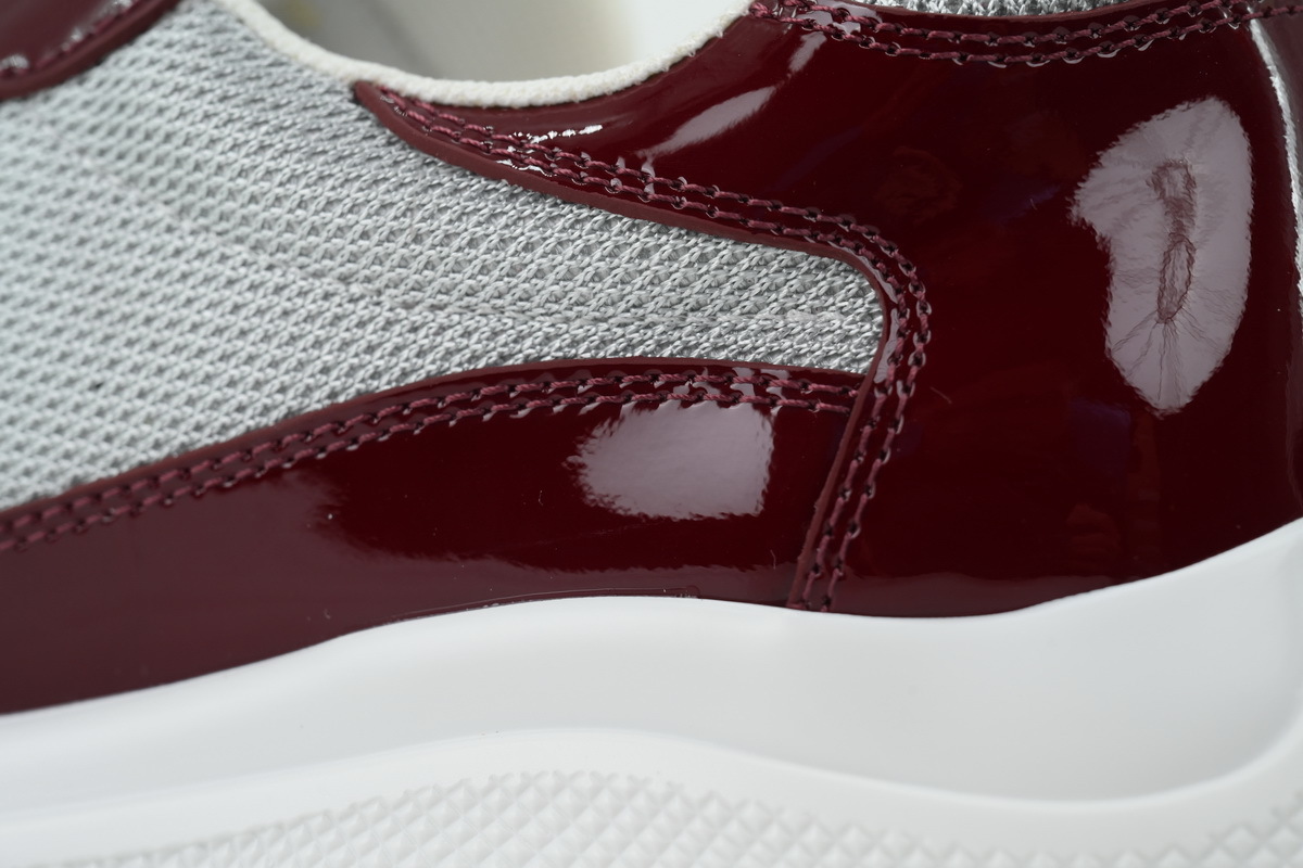 Prada America's Cup Sneakers Wine Red