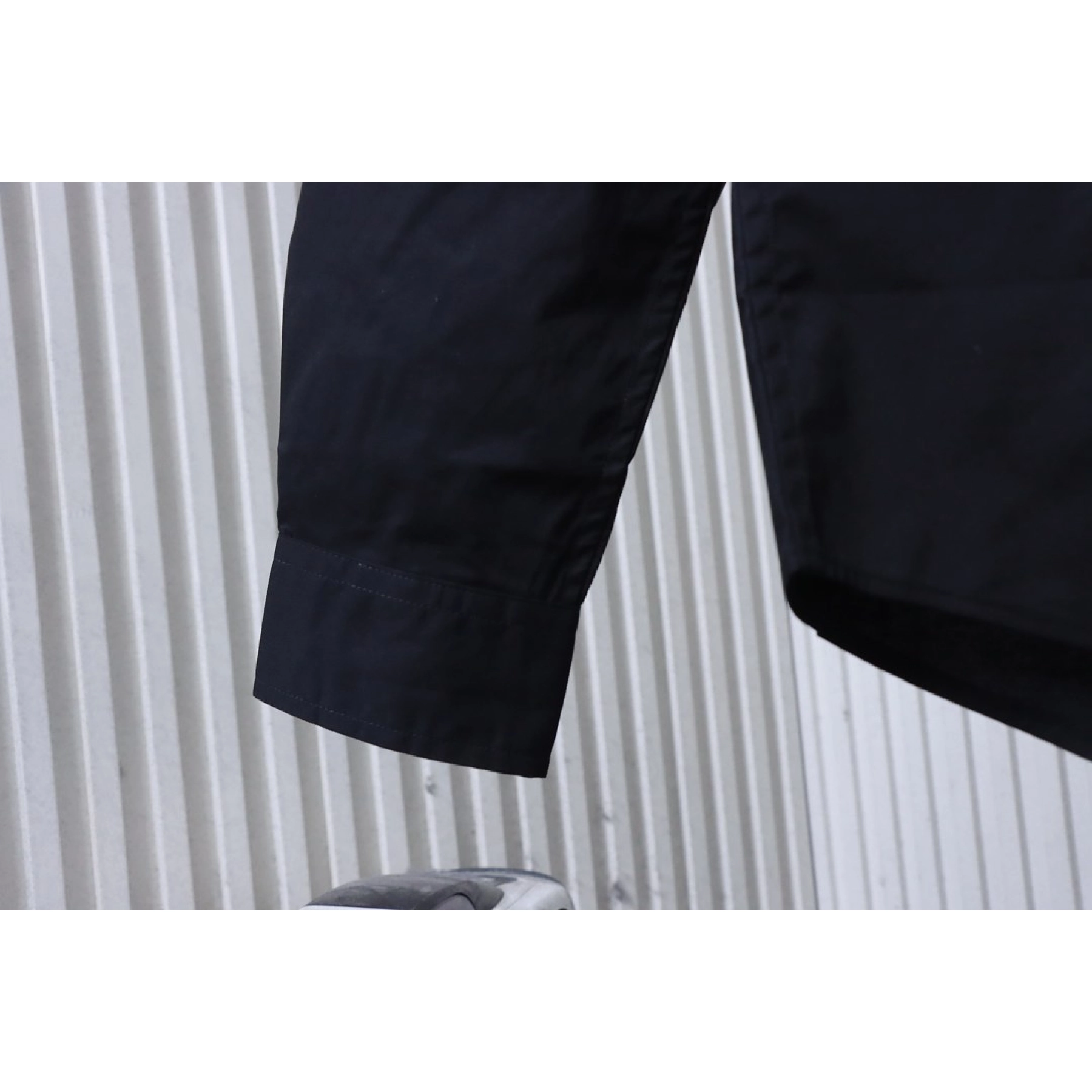 Burberry TB Logo Embroidered Cotton Shirt Black