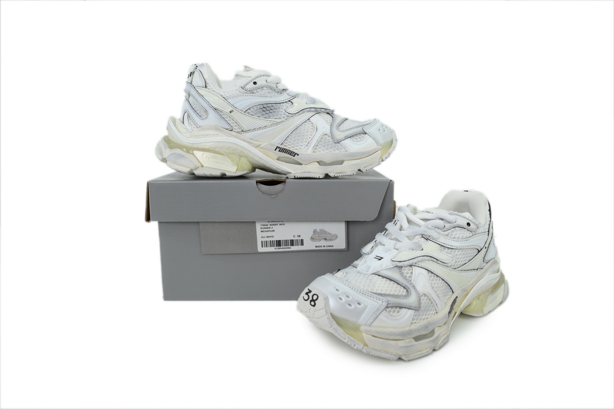 Balenciaga Wms Running Shoes Beige 779064 W3RXP 9010