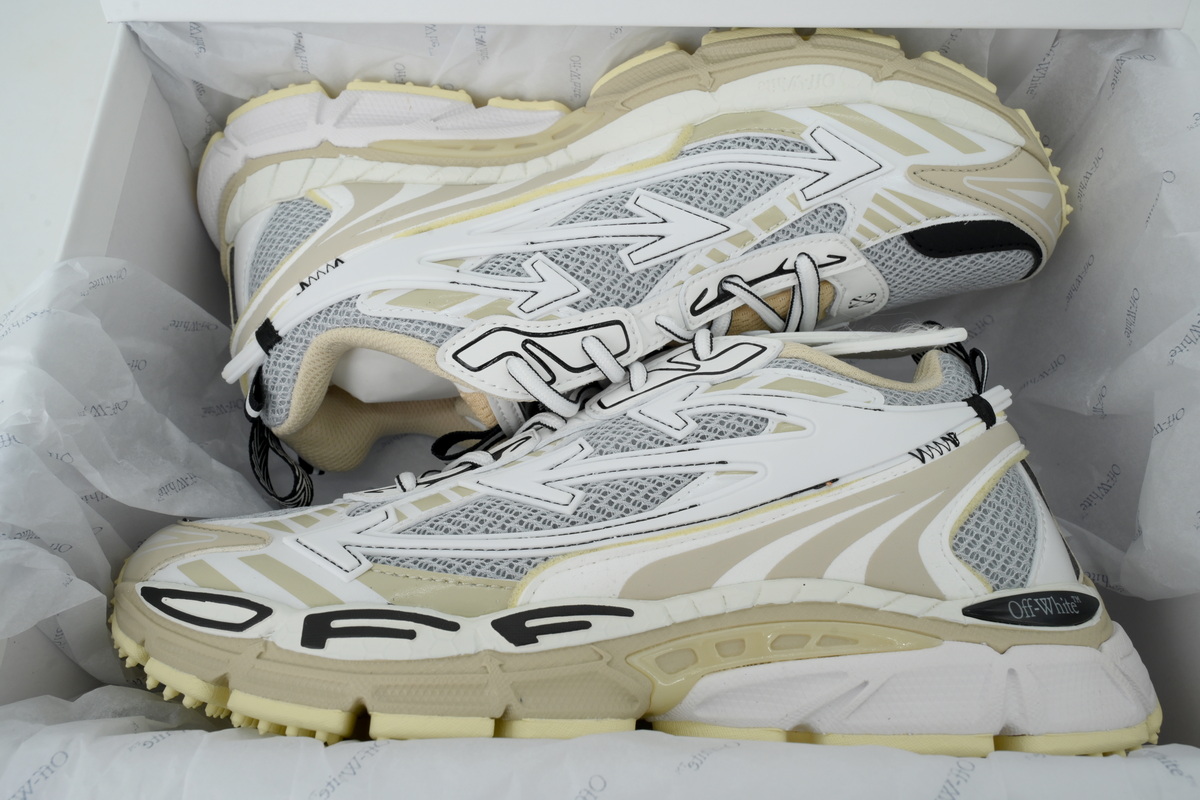 Off-White Wmns Be Right Beige Gray OWIA289S26 FAB000564
