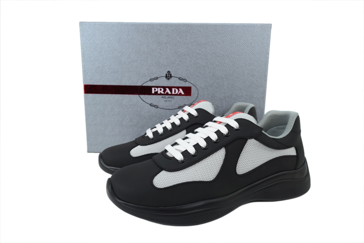 Prada America's Cup Sneakers Rubber Carbon Black