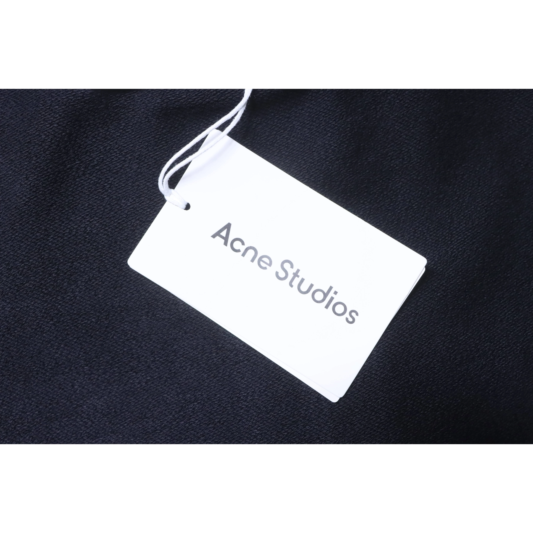 Acne Studios Distressed Hoodie Black