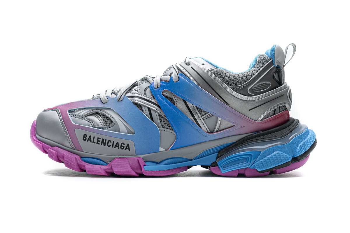 Balenciaga Track Tess S Blue Pink Silver 542436 W1GC1 4051