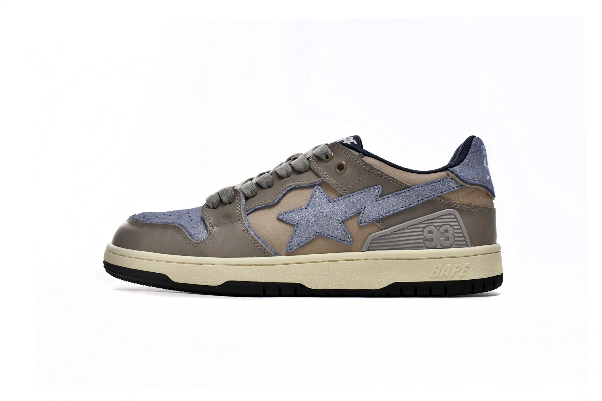 Bape Sk8 Sta Low Make old Khaki Blue 1120-291-019