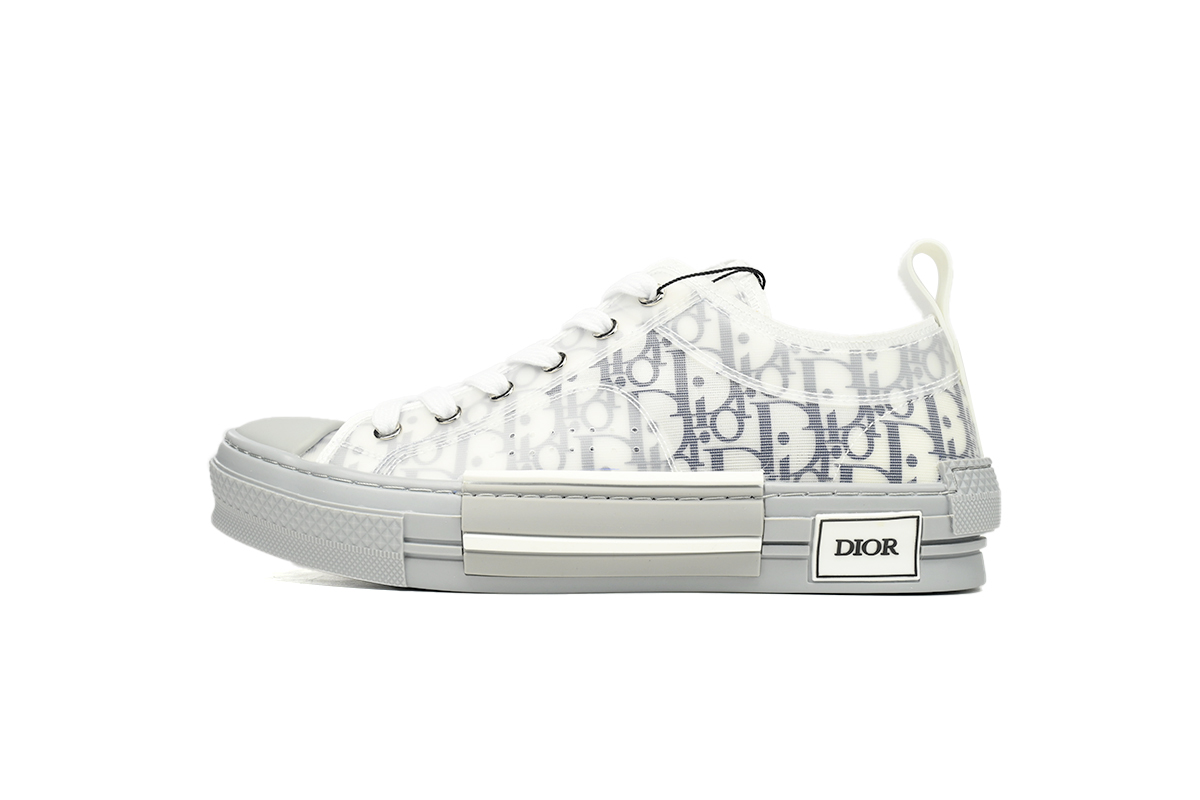 Dior B23 HT Oblique Low Cut Blue Gray 3SN272ZIR 16536