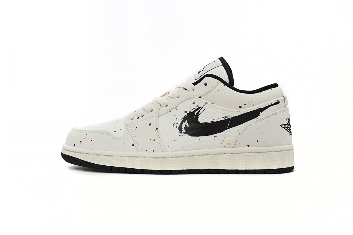 Jordan 1 Low SE Paint Splatter (GS) DH3295-100