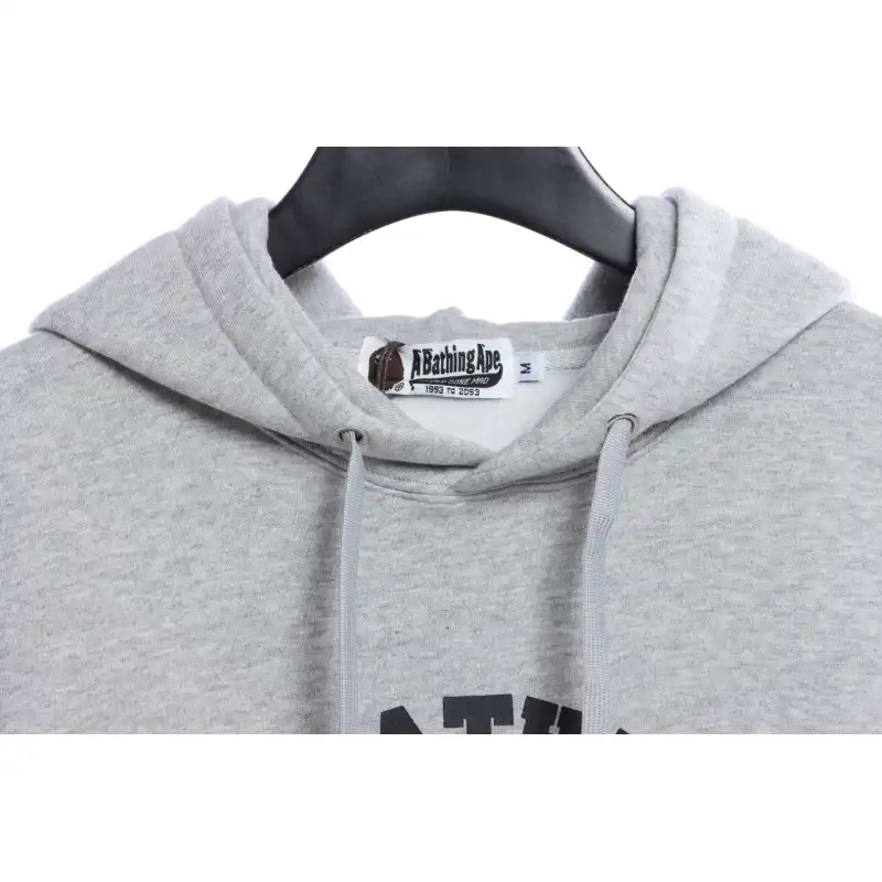 BAPE Pullover Hoodie Heather Grey
