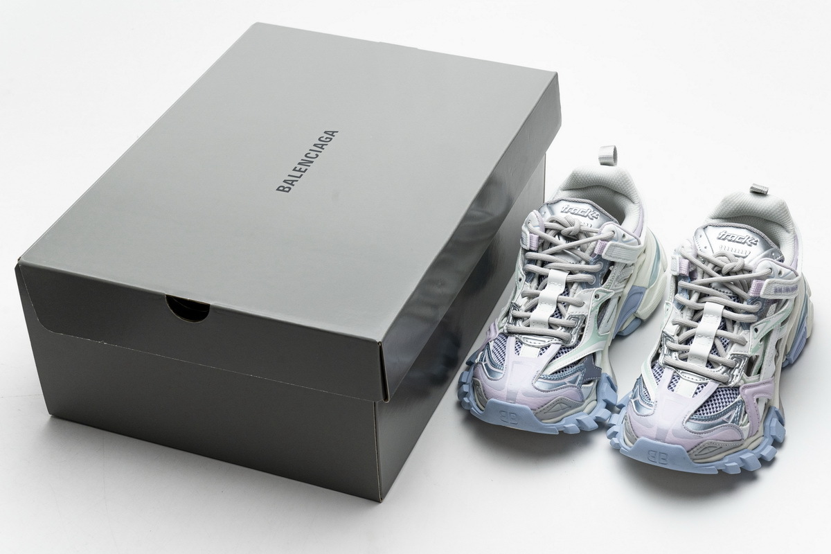 Balenciaga Track 2 Sneaker White Light Blue 568615 W2GN3 9045