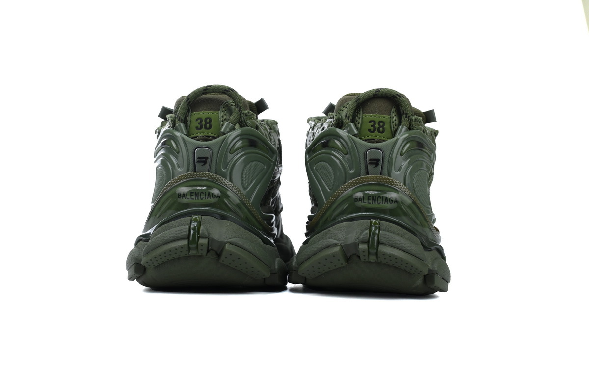 Balenciaga Runner Sneaker Dark Green 677403 W3RB1 3031