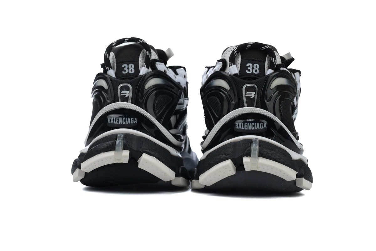 Balenciaga Runner Black White 677403 Q3RB2 9010
