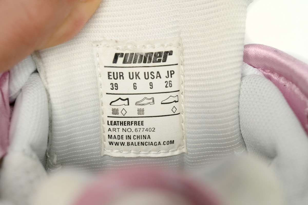 Balenciaga Runner White Pink