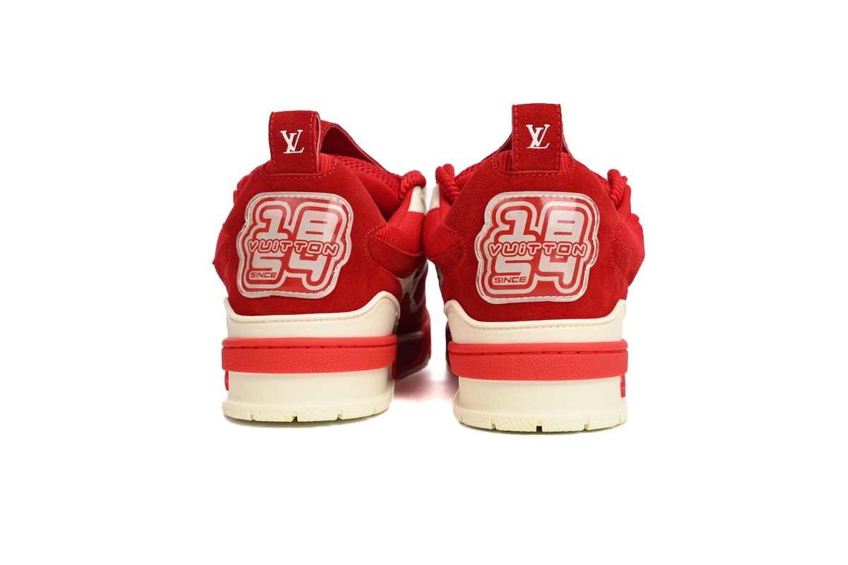 Louis Vuitton Skate Sneaker Red White 1AARS5