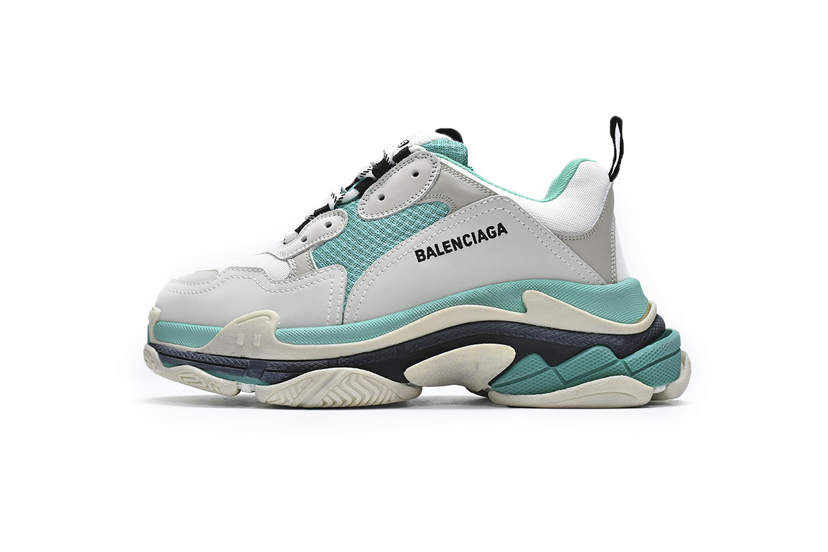 Balenciaga Triple S Mint Green 524039 W09E1 9878