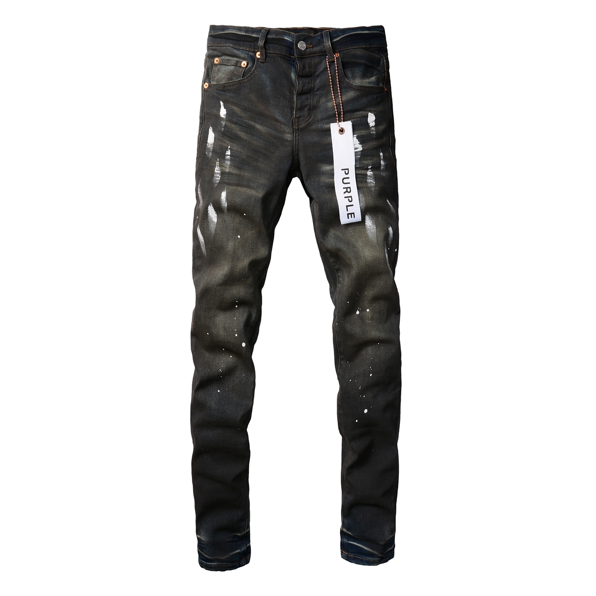 Purple Jeans Dark Black 013