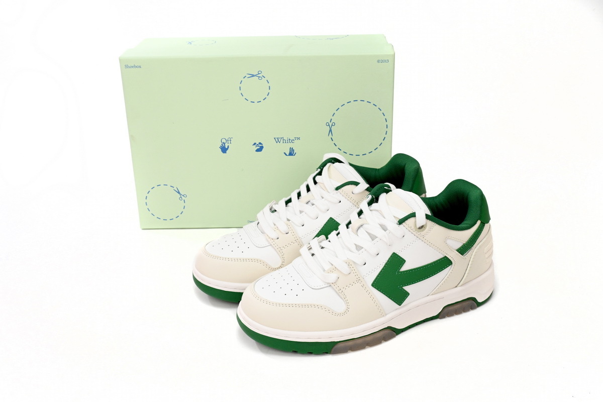 OFF-WHITE Out Of Office White Green OMIA189 C99LEA00 10455