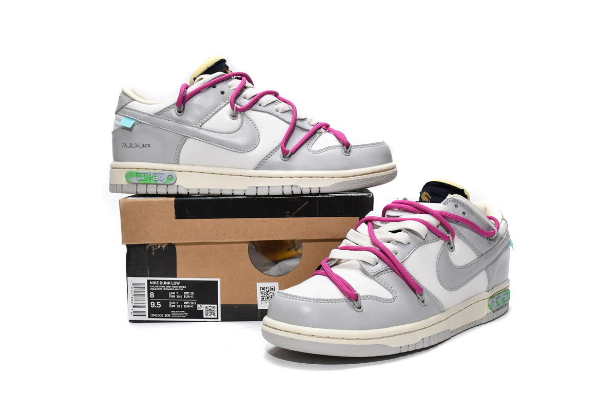 OFF WHITE x Nike Dunk SB Low The 50 NO.30 DM1602-122