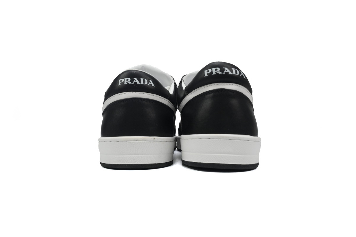 Prada Downtown Low Sneakers Black and White