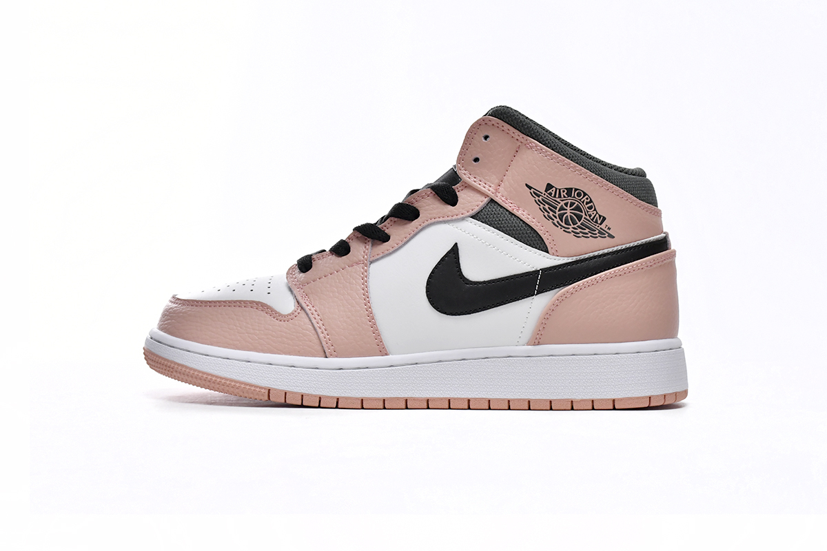 Jordan 1 Mid Pink Quartz (GS) 555112-603