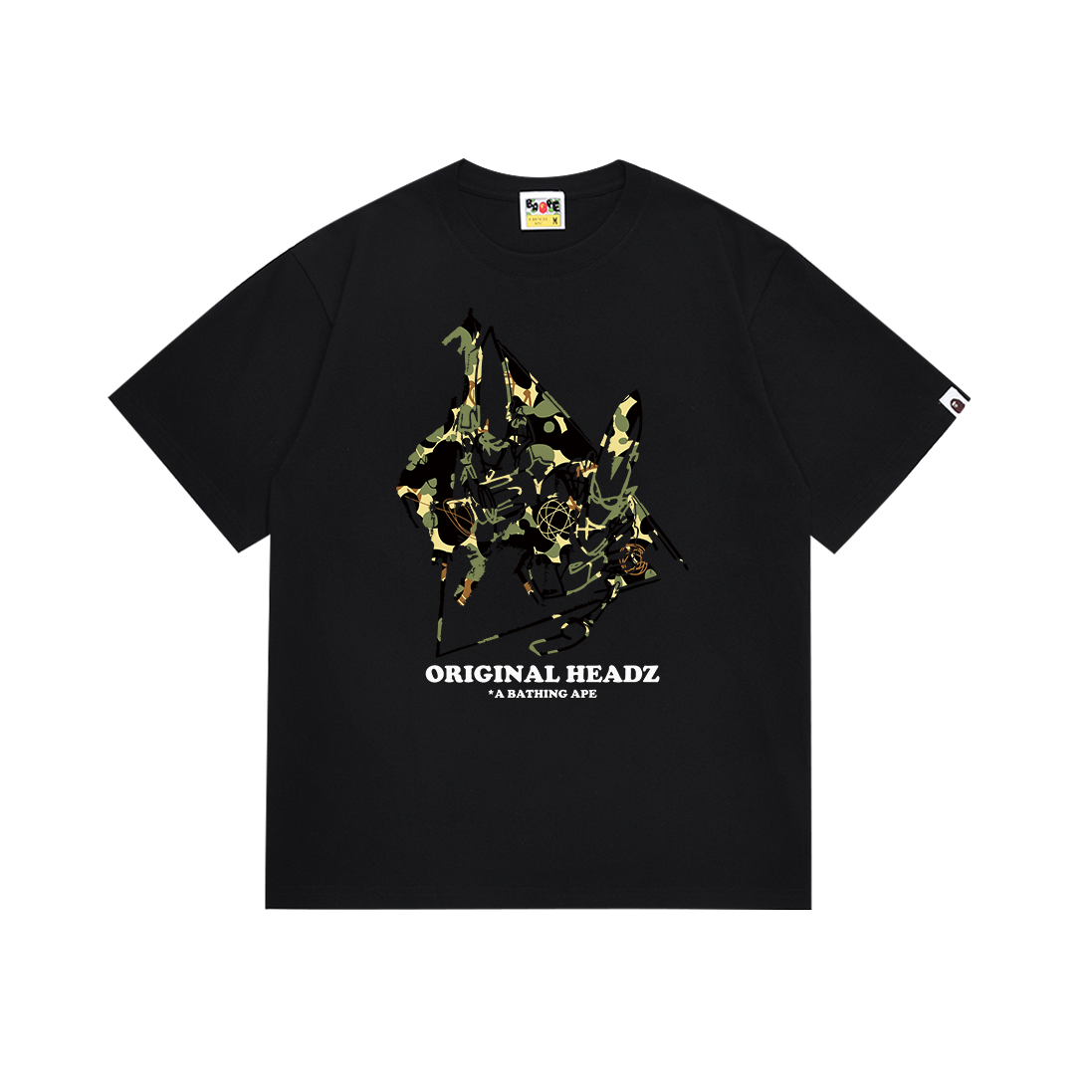 BAPE x UNKLE POINTMAN Logo T-shirt White/Black 131