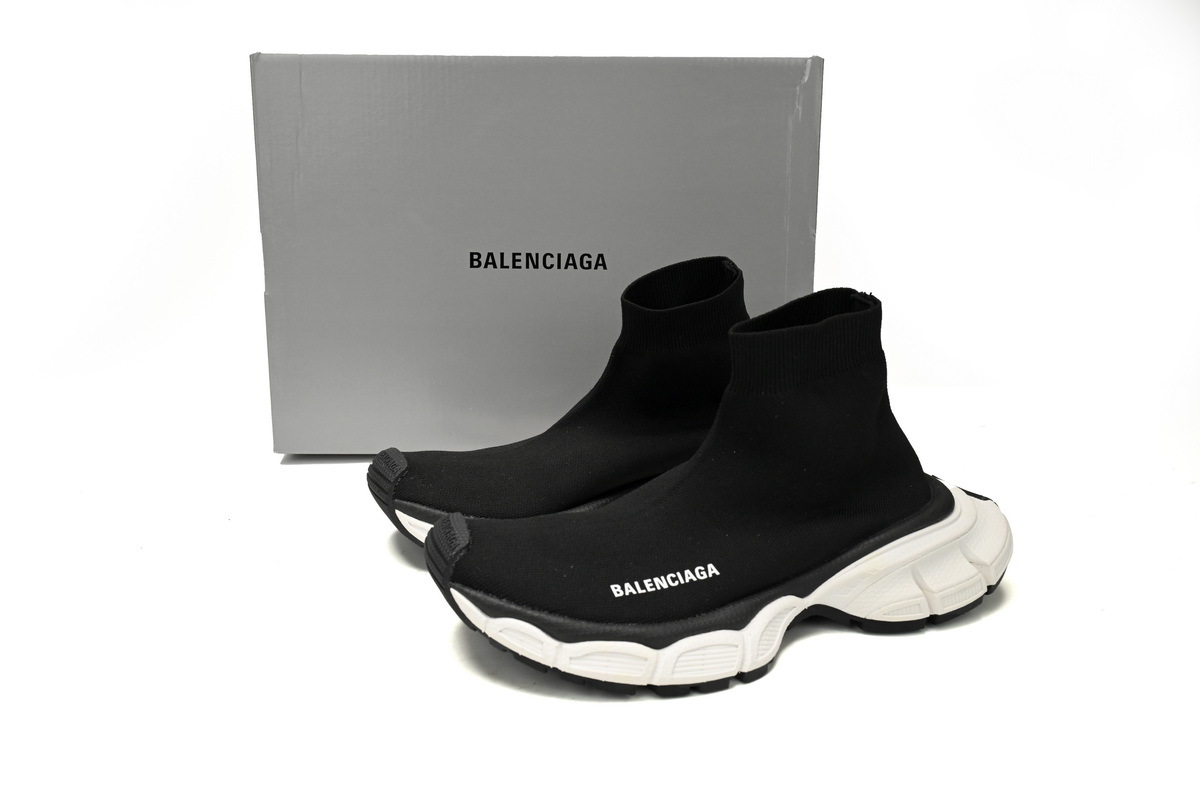 Balenciaga 3xl Sock Triple Sneakers Black White