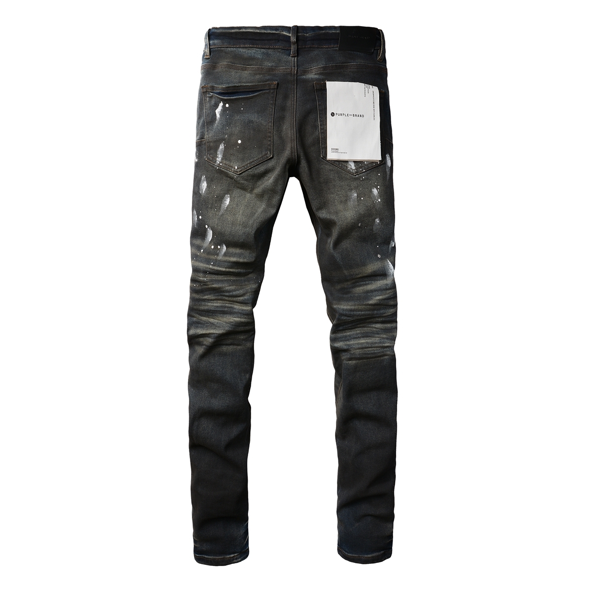 Purple Jeans Dark Black 017