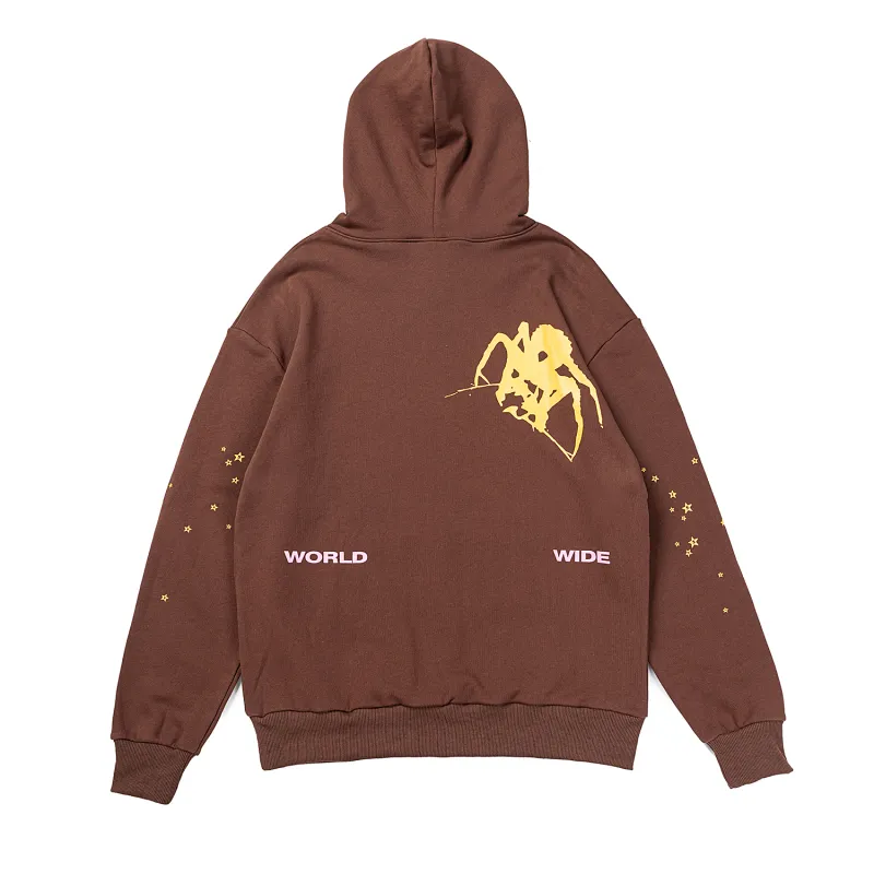 Sp5der Hoodie Brown