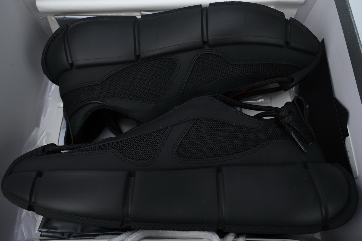 Prada Sneakers Black Red