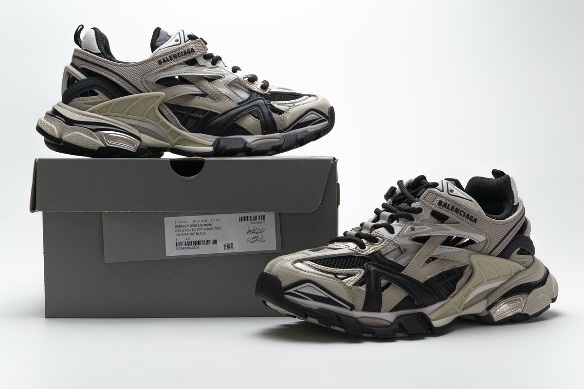 Balenciaga Track 2 Sneaker Champagne Black 570391 W2GN9 2009