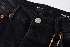 Purple Jeans Spotted Black 005