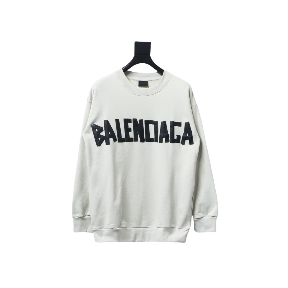 Balenciaga Floral Paper Tape Hoodie